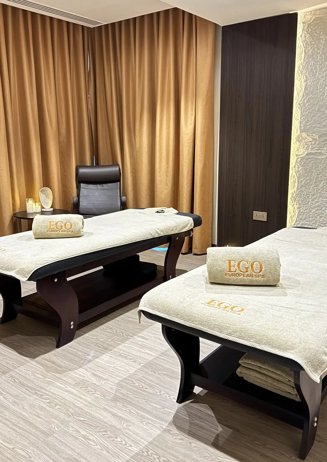 Treatment room interior at Ego European Spa Dubai